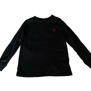 Polo Ralph Lauren Toddler Boys Long Sleeve Shirt, Black, Size 4/4T